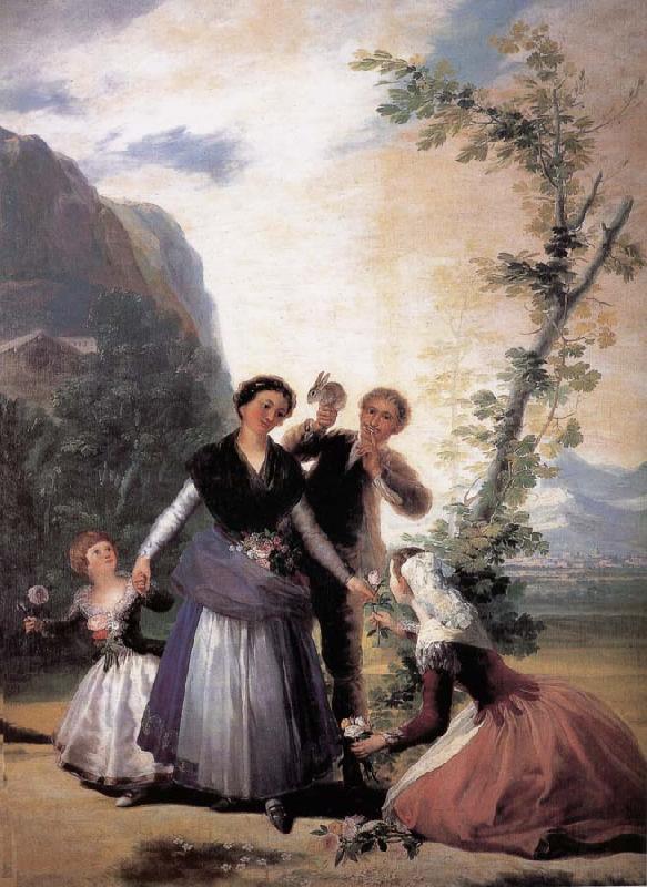 Francisco Goya Spring oil painting image